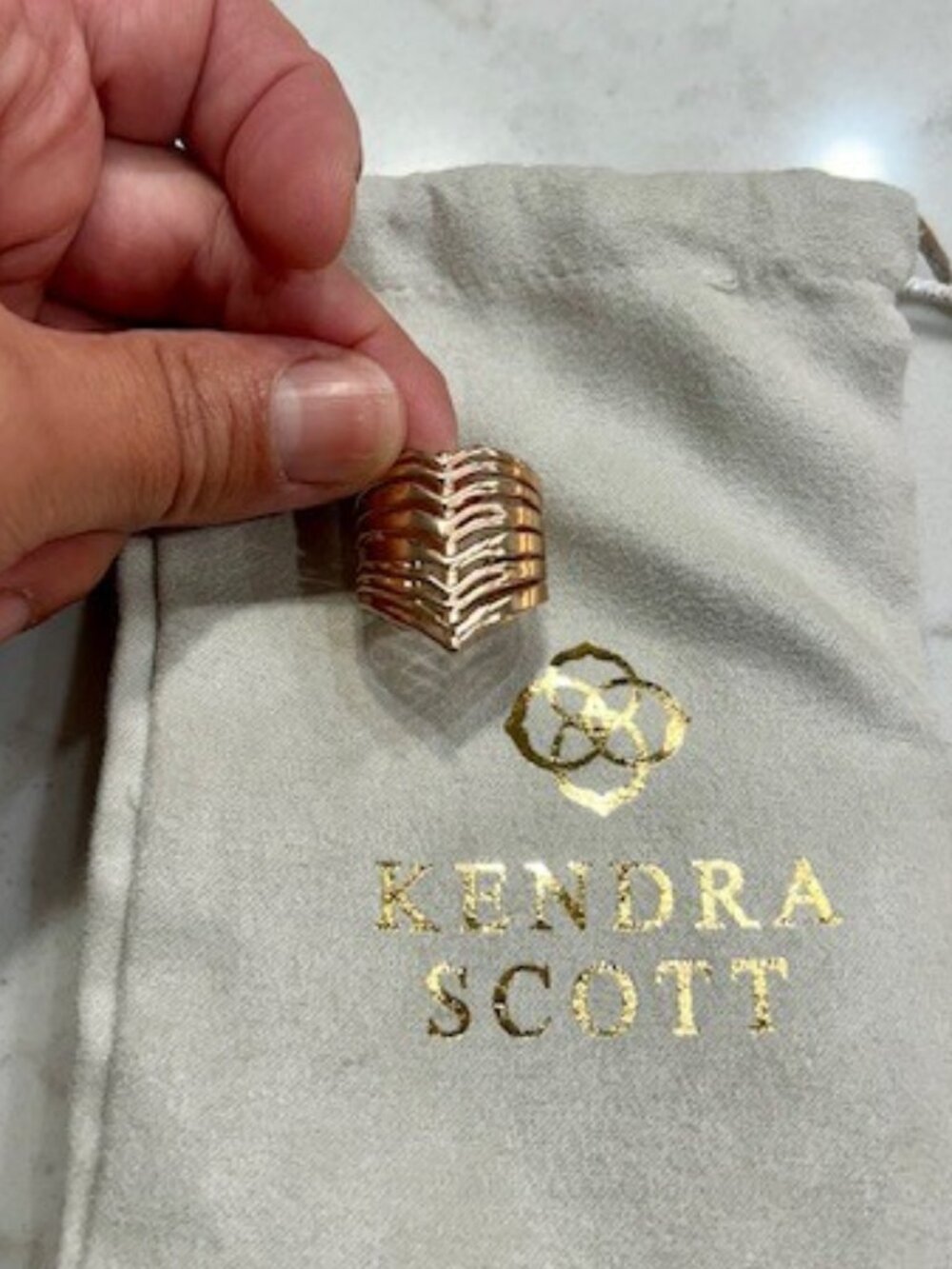 Kendra Scott Chevron Ring